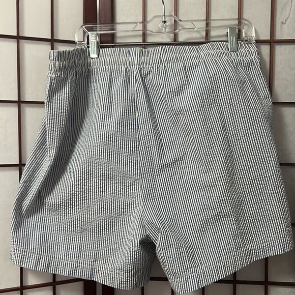 POLO RALPH LAUREN PINSTRIPE SEERSUCKER DRAWSTRING SWIM TRUNKS SHORTS‎ SIZE XL - Picture 2 of 6
